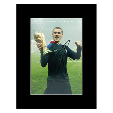 Signed Antoine Griezmann Photo Display - 16x12 World Cup Winner 2018