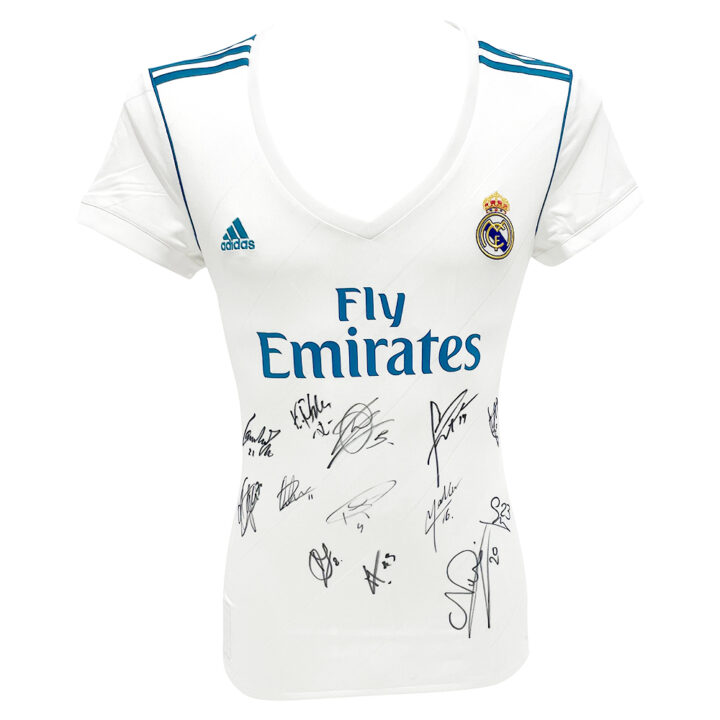 Signed Real Madrid Femenino Shirt - Liga F Squad Autograph