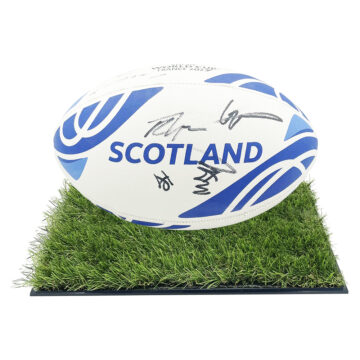 Signed Scotland Framed Rugby Ball - World Cup Squad 2023