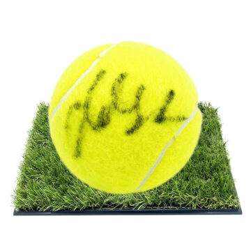 Signed Daniil Medvedev Framed Ball - US Open Winner 2021