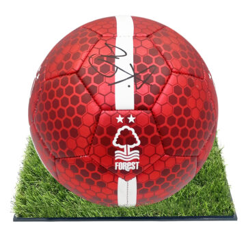 Signed Felipe Nottingham Forest Framed Ball - Premier League 202324