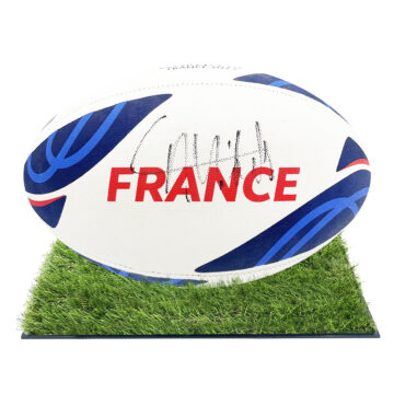 Signed Gregory Alldritt Framed Ball - France Rugby Icon