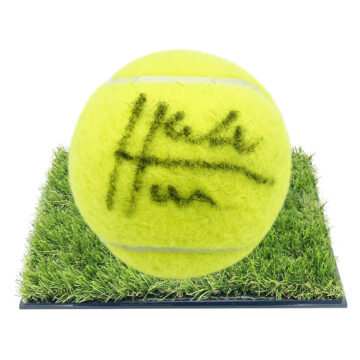 Signed Hubert Hurkacz Framed Ball - Tennis Icon