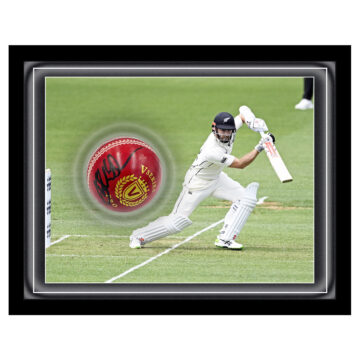 Signed Kane Williamson Ball Framed Dome - New Zealand Cricket Captain