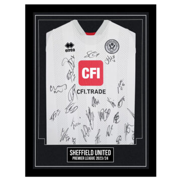 Sheffield United Signed Framed Third Shirt - Premier League 202324