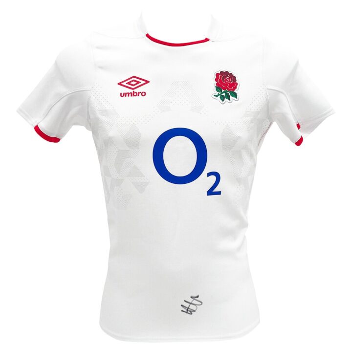 Signed Alex Mitchell Shirt - England Rugby Icon