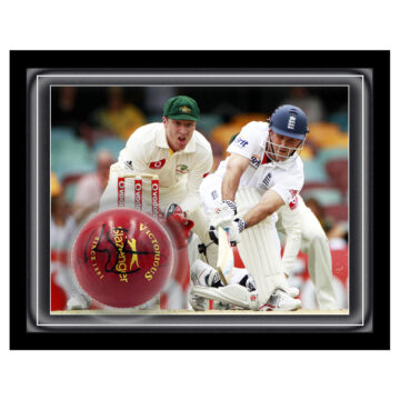 Signed Andrew Strauss Cricket Ball Framed Dome - Ashes Winner 201011