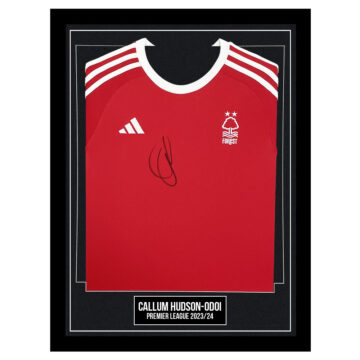 Signed Callum Hudson-Odoi Framed Shirt - Premier League 202324