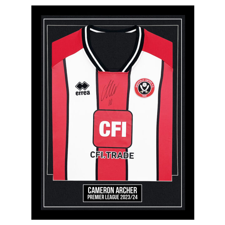 Signed Cameron Archer Framed Shirt - Premier League 202324