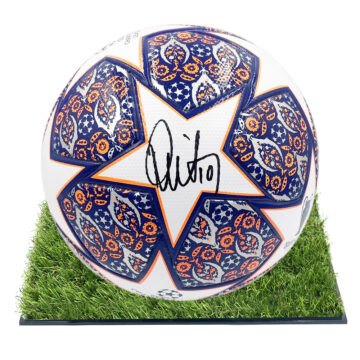 Signed Rui Costa Framed Ball - AC Milan Icon