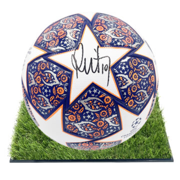 Signed Rui Costa Framed Ball - Champions League Winner