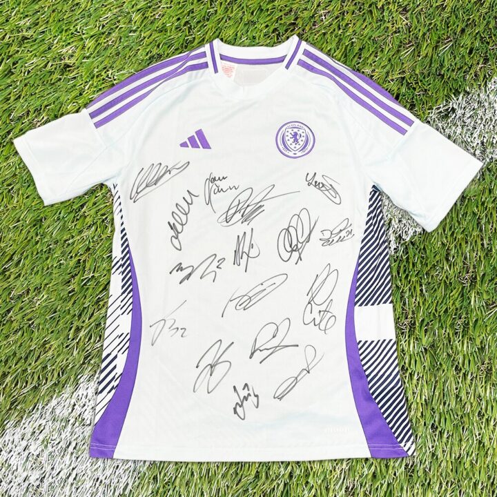 Signed Scotland Football Away Shirt - Euro 2024