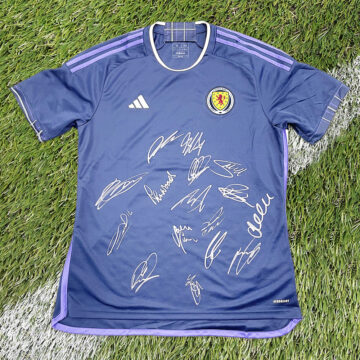 Signed Scotland Home Shirt - Squad Autograph 2024