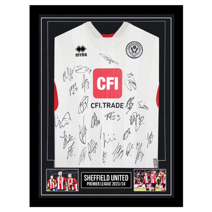Signed Sheffield United Framed Third Shirt - Premier League 202324