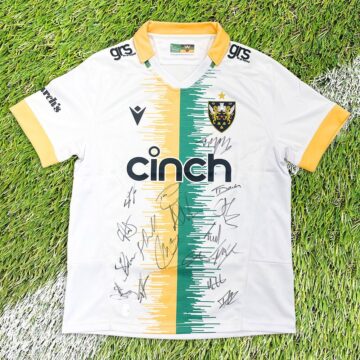 Signed Northampton Saints Premiership Champions 2024 Shirt -