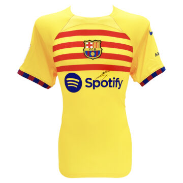 Signed Gavi Shirt – FC Barcelona La Liga Champion 2023