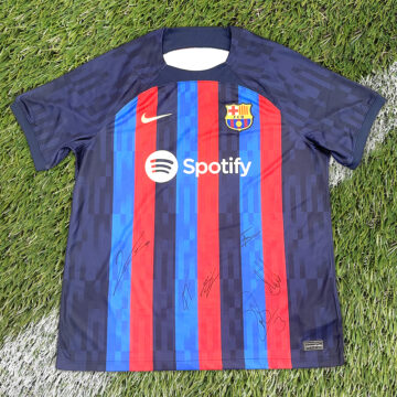 Signed FC Barcelona Shirt - La Liga Champions 202223