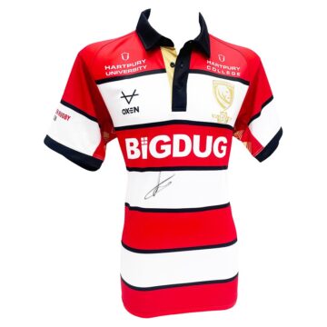 Signed Lewis Ludlow Shirt - Gloucester Rugby Icon