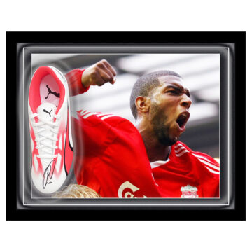 Signed Ryan Babel Boot Framed Dome - Liverpool FC Icon