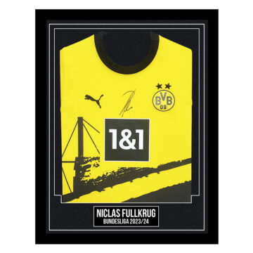 Niclas Fullkrug Signed Framed Shirt - Bundesliga 2023/24