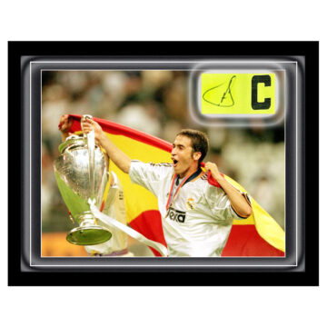 Signed Raul Armband Framed Dome - Champions League Winner 2002