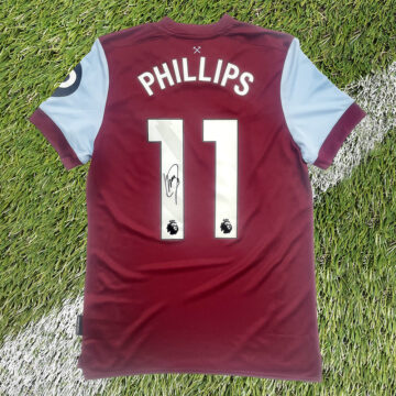 Signed Kalvin Phillips West Ham United Shirt - Premier League 2023/24