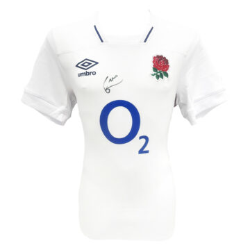 Signed George Martin Shirt - England Rugby Icon