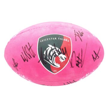 Signed Leicester Tigers Ball - Premiership Squad