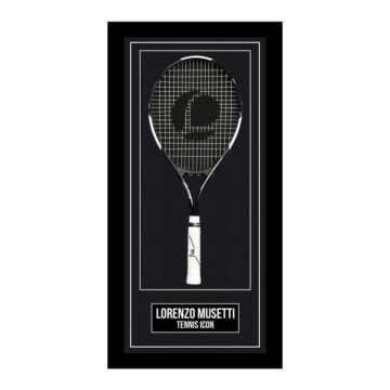 Signed Lorenzo Musetti Framed Racket - Tennis Icon