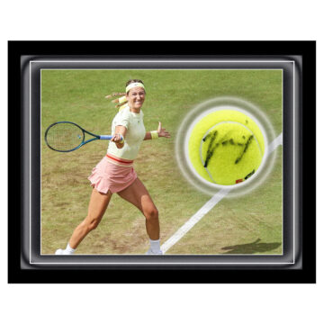 Signed Victoria Azarenka Ball Framed Dome - Australian Open Champion 2013