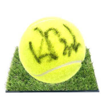 Signed Boris Becker Framed Ball - 3 x Wimbledon Champion