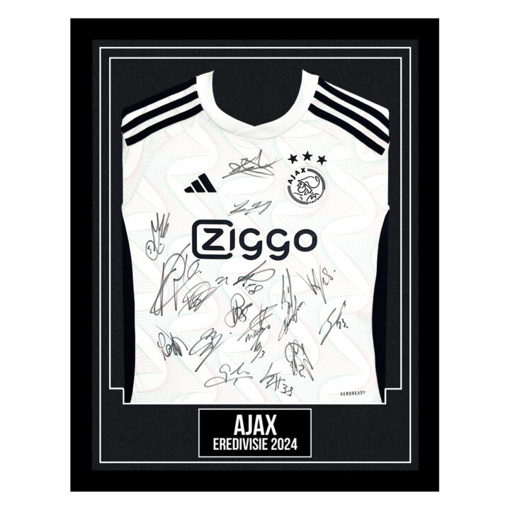 Ajax Signed Framed Away Shirt - Eredivisie 2024