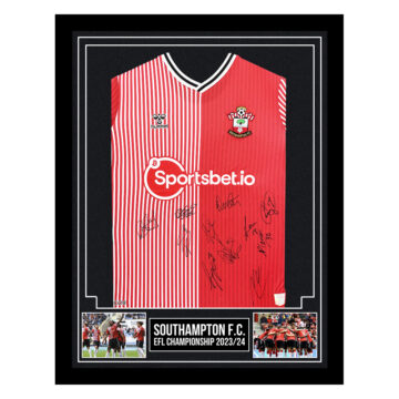 Signed Southampton F.C. Framed Shirt - EFL Championship 2023/24
