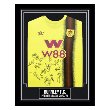 Burnley F.C. Signed Framed Away Shirt - Premier League 2023/24