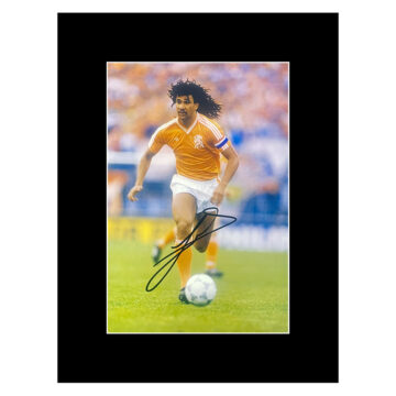 Ruud Gullit Signed Photo Display - 16×12 Holland Icon