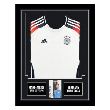 Signed Marc-Andre ter Stegen Framed Display Shirt - Germany Euro 2024