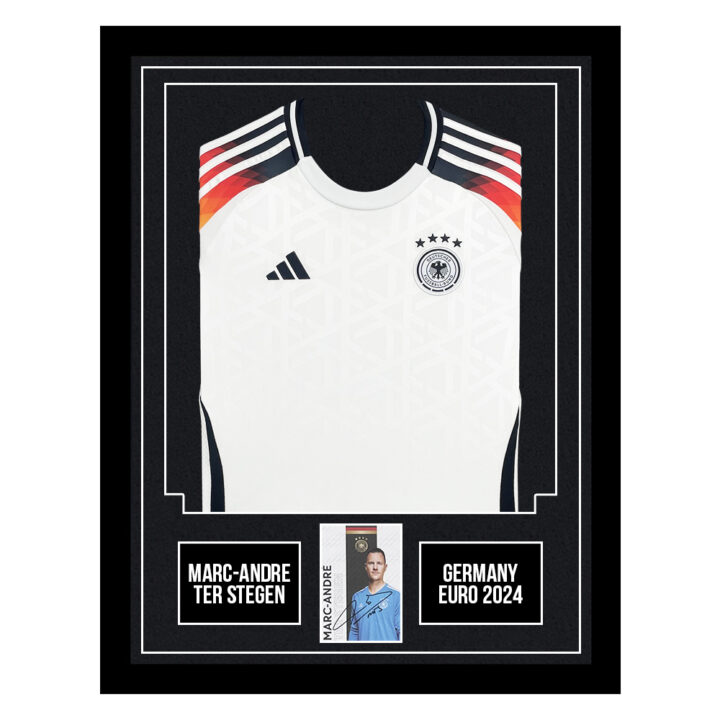 Signed Marc-Andre ter Stegen Framed Display Shirt - Germany Euro 2024