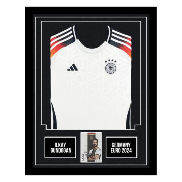 Signed Ilkay Gundogan Framed Display Shirt - Germany Euro 2024
