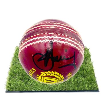 Signed JP Duminy Framed Ball - South Africa Icon
