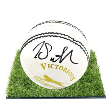 Signed Tristan Stubbs Framed Ball - T20 Cricket World Cup 2024
