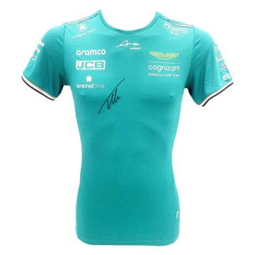 Signed Fernando Alonso Shirt - Aston Martin Icon F1 2024