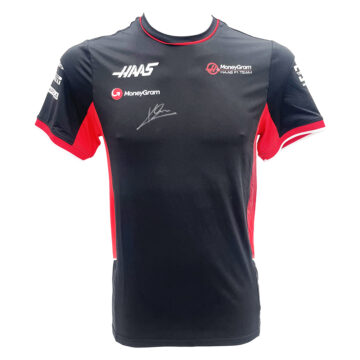 Signed Kevin Magnussen Shirt - Haas F1 2024 Icon