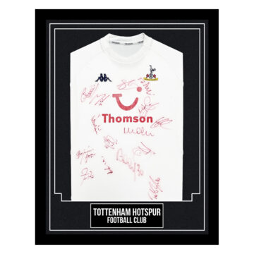 Signed Tottenham Hotspur Framed Shirt - Carrick, Robinson & Dawson