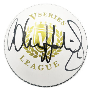 Signed Adam Hollioake Ball - England Cricket Icon