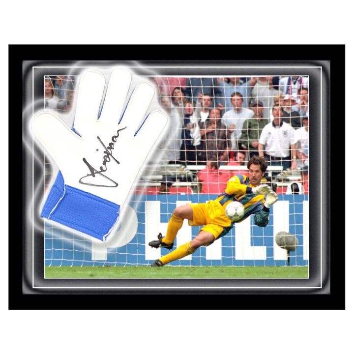 Signed David Seaman Glove Framed Dome - England Icon
