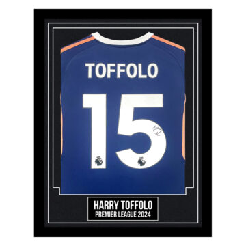 Harry Toffolo Signed Framed Away Shirt - Premier League 2024