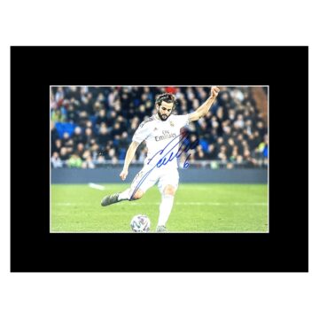 Signed Nacho Photo Display - 16x12 Real Madrid Genuine Autograph