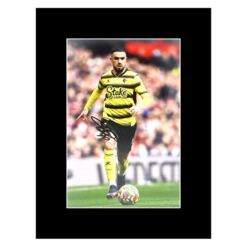 Signed Imran Louza Photo Display - 16x12 Watford F.C. Icon