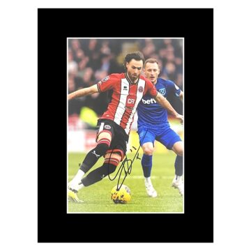 Signed Ben Brereton Diaz Photo Display - 8x6 Sheffield United Icon