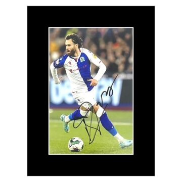 Signed Ben Brereton Diaz Photo Display - 8x6 Blackburn Rovers F.C. Icon